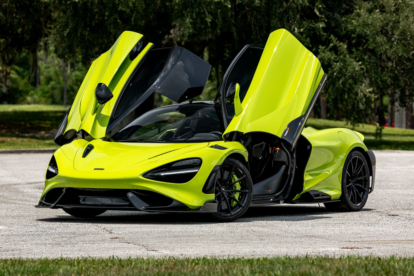 Certified 2021 McLaren 765LT Base with VIN SBM14RCAXMW765261 for sale in Titusville, FL